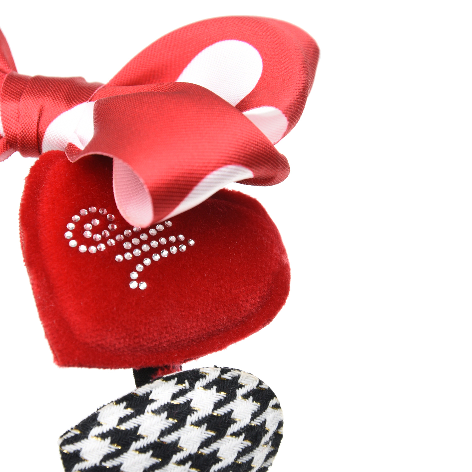 Ободок с декором в форме сердечек Monnalisa детский, размер unica, цвет мультиколор - фото 3