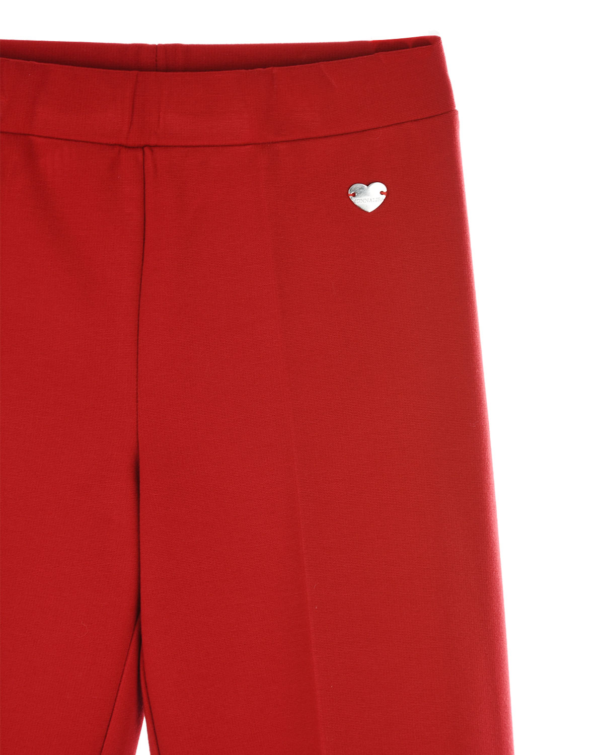 Красные брюки с отворотами Monnalisa детские, размер 104, цвет красный - фото 3
