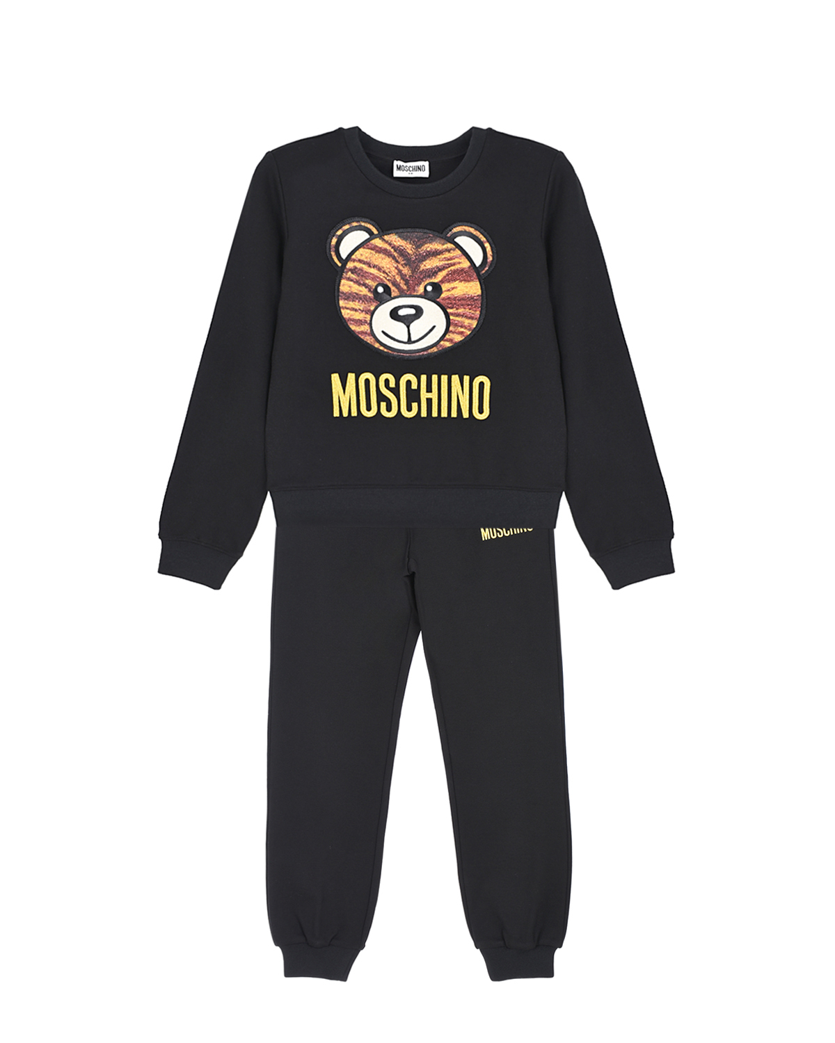 Спортивный костюм с патчем "медвежонок" Moschino детский