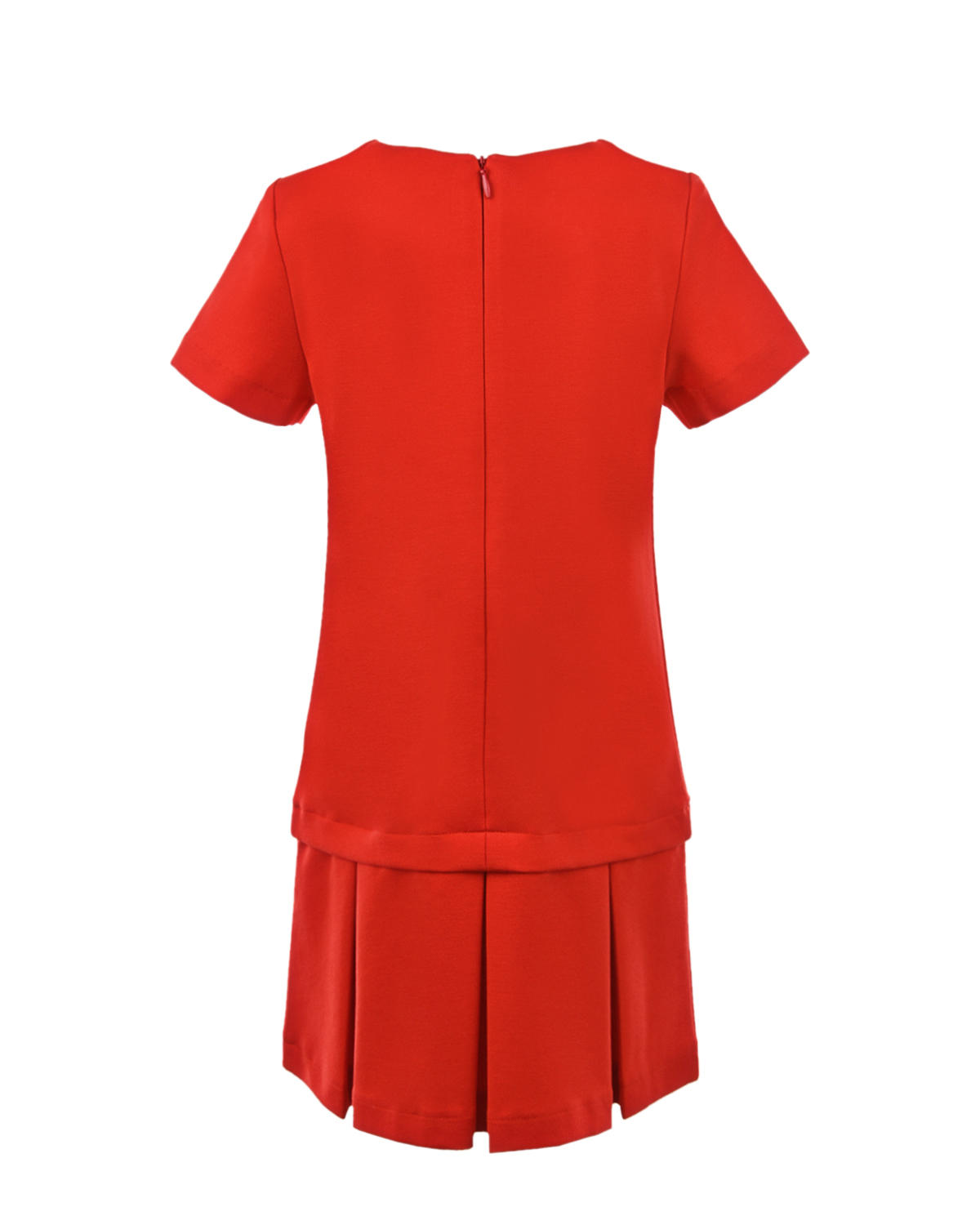 Красное платье с короткими рукавами Moschino детское, размер 110, цвет красный - фото 2