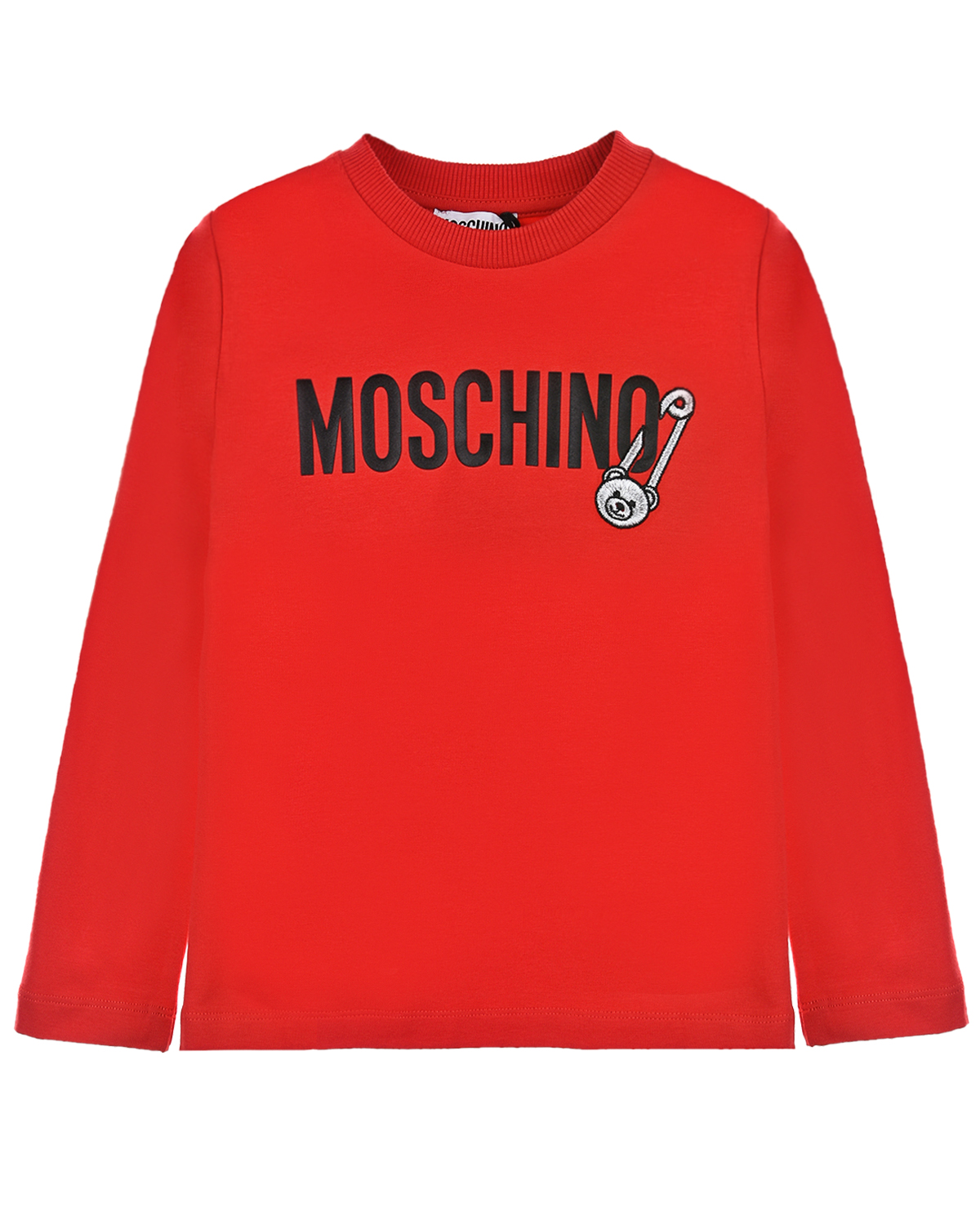 Красная толстовка с лого Moschino детская