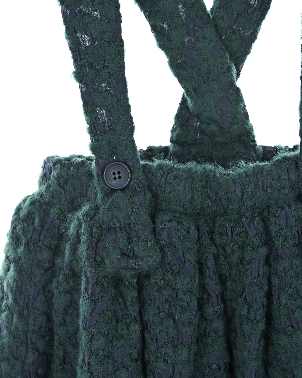 Зеленый вязаный сарафан Paade Mode детский, размер 116 - фото 3