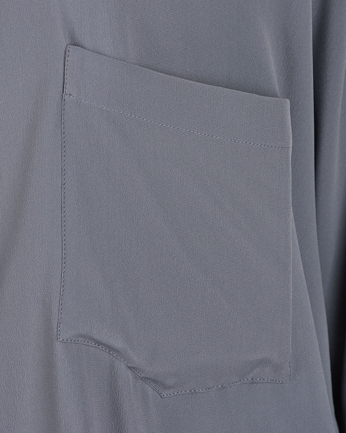 Серая рубашка с асимметричным подолом Panicale, размер 42, цвет серый - фото 9