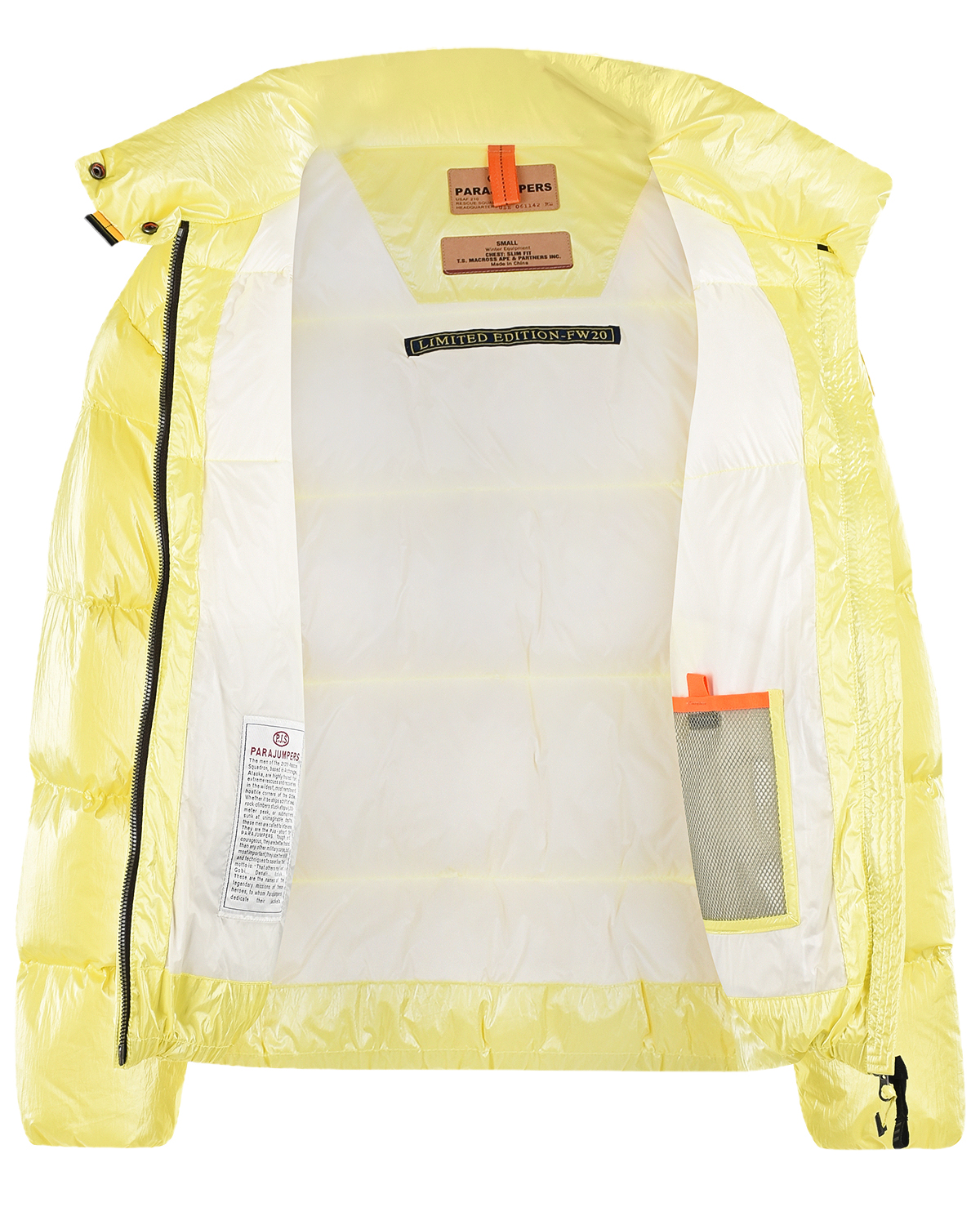 Желтая куртка Parajumpers, размер 40, цвет желтый - фото 6