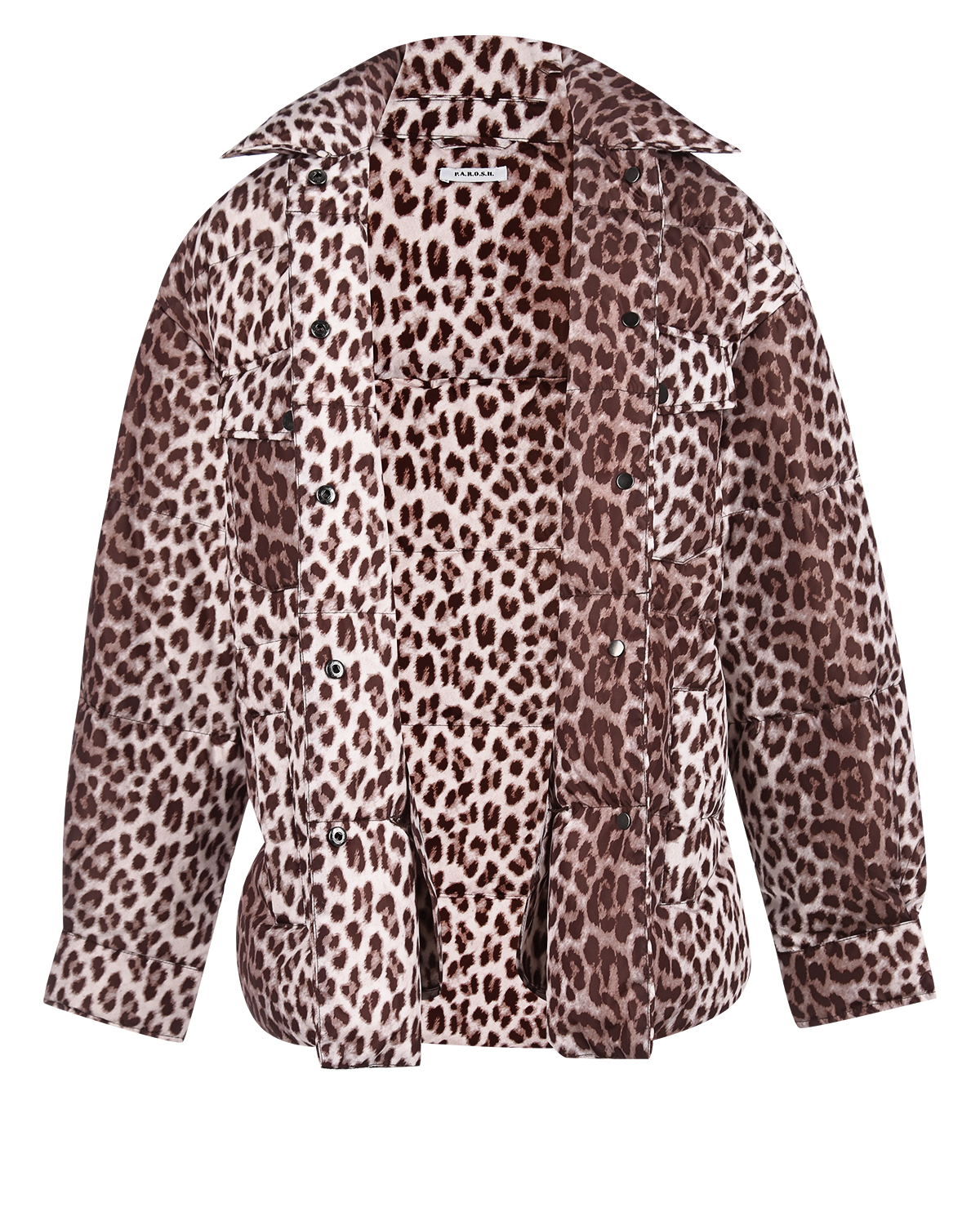 Куртка с леопардовым принтом Parosh, размер 42, цвет мультиколор - фото 6