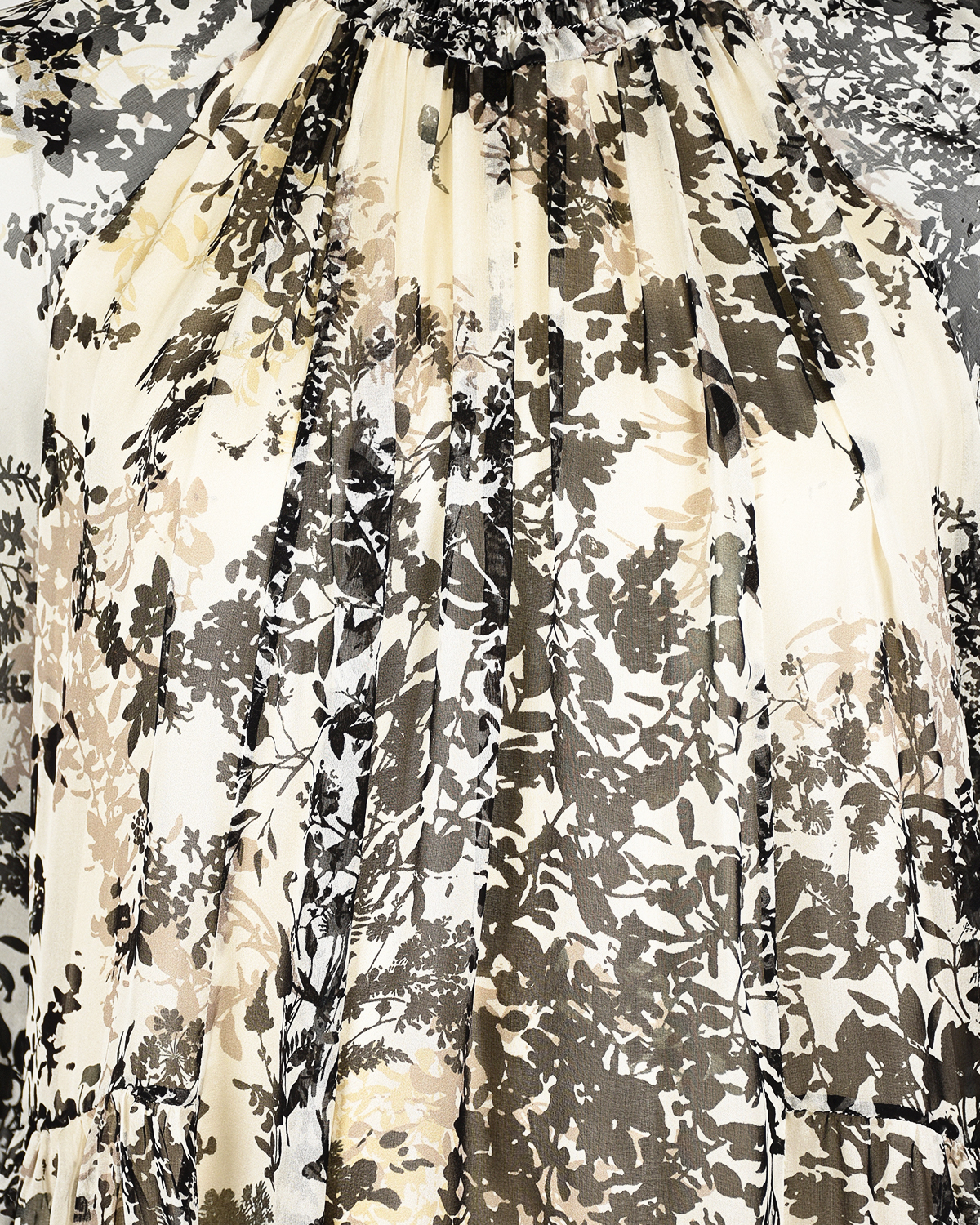 Платье из шифона с цветочным принтом Paul&Joe, размер 42 - фото 8