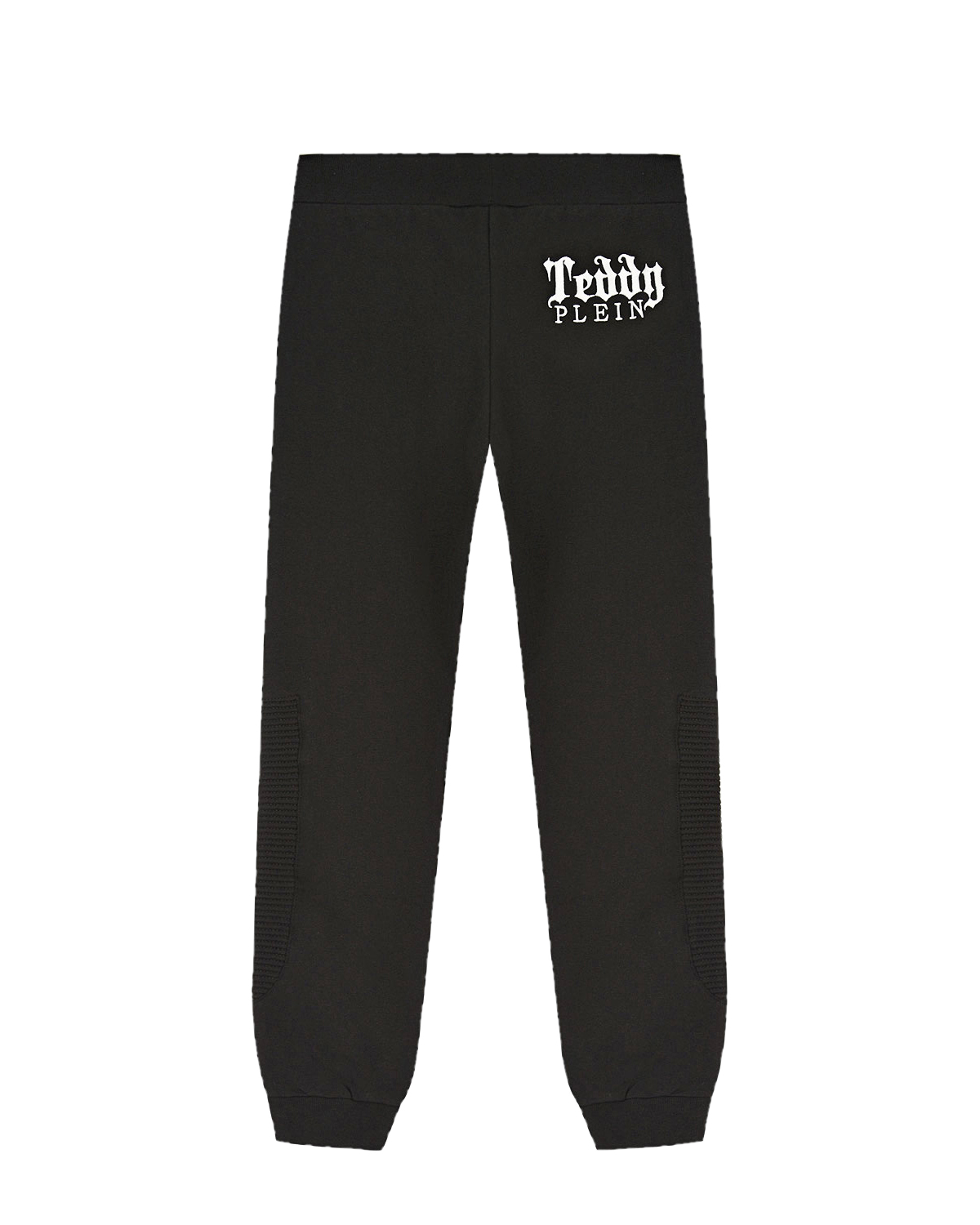 Черные спортивные брюки с принтом "Teddy" Philipp Plein детские, размер 140, цвет черный - фото 2