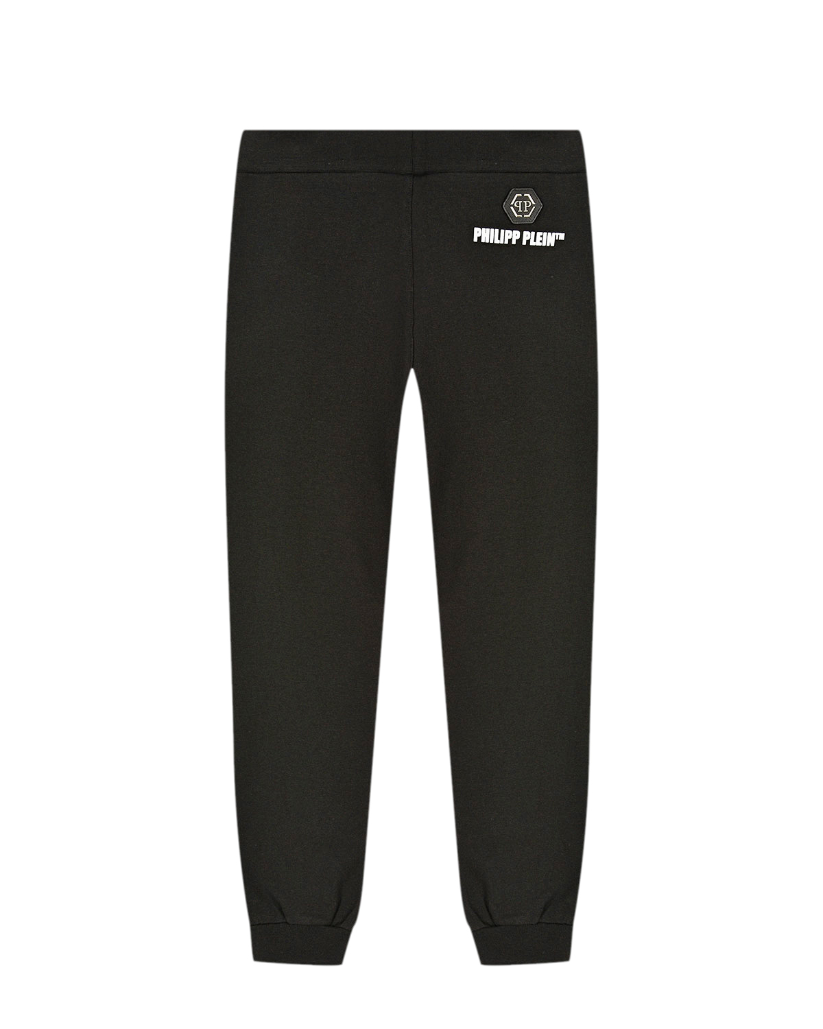 Черные спортивные брюки с принтом "банан" Philipp Plein детские, размер 140, цвет черный - фото 2