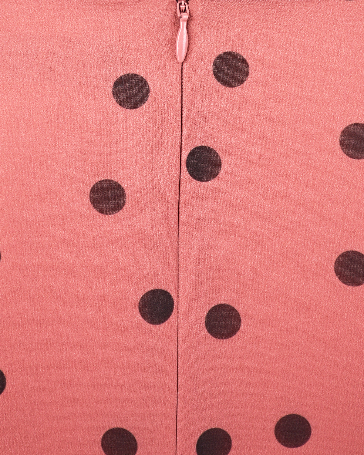 Розовое платье в горошек Pietro Brunelli, размер 38, цвет коричневый - фото 6