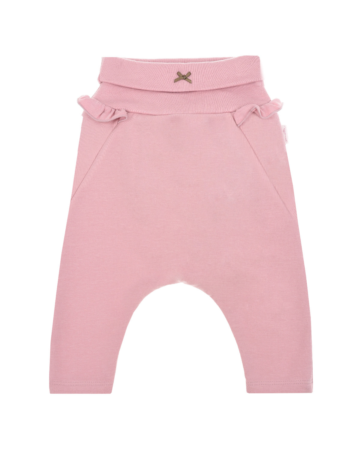 Розовые брюки с рюшами Sanetta fiftyseven детские