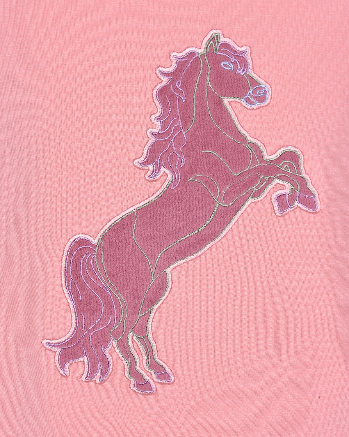 Розовая толстовка с аппликацией "лошадь" Stella McCartney детская, размер 104, цвет розовый - фото 3