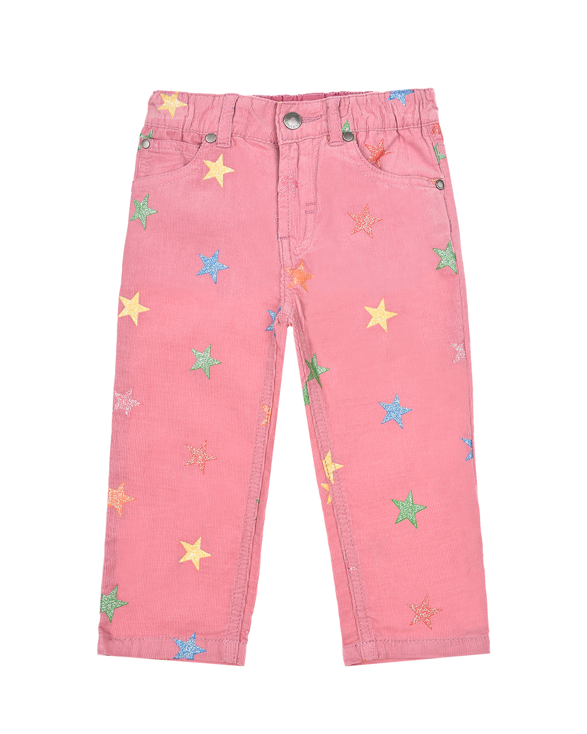 Розовые вельветовые брюки Stella McCartney детские