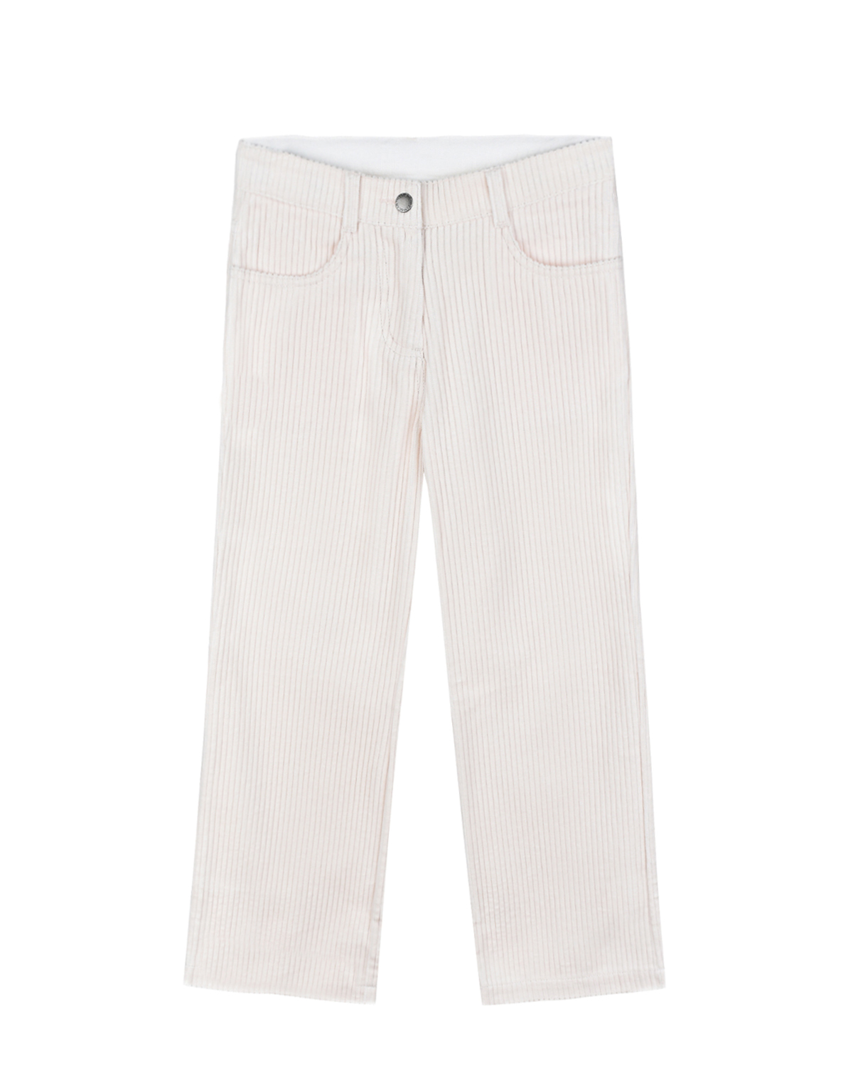 Вельветовые брюки пудрового цвета Stella McCartney детские