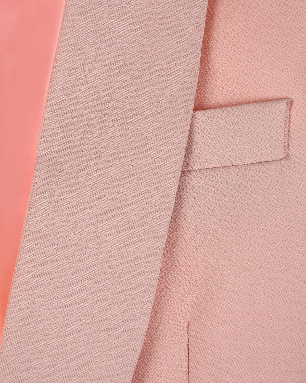 Розовый костюм из шерстяной ткани Stella McCartney детский, размер 128, цвет нет цвета - фото 5