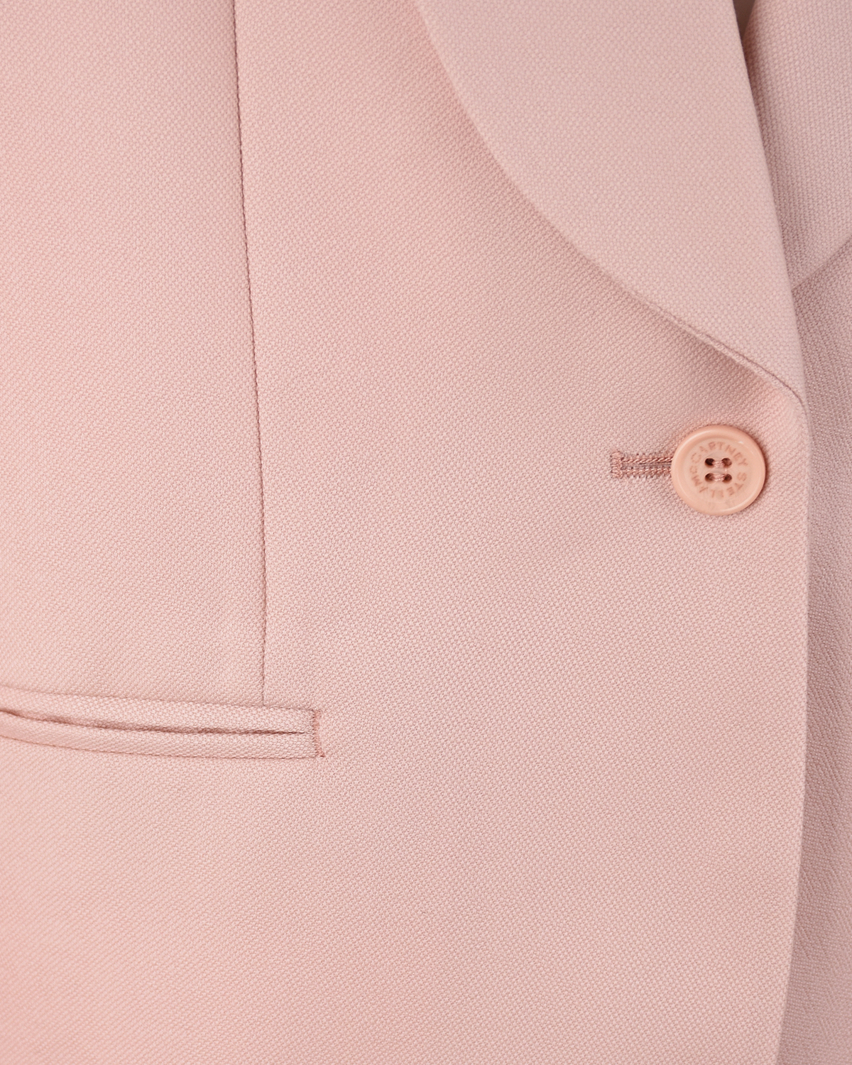 Розовый костюм из шерстяной ткани Stella McCartney детский, размер 128, цвет нет цвета - фото 6