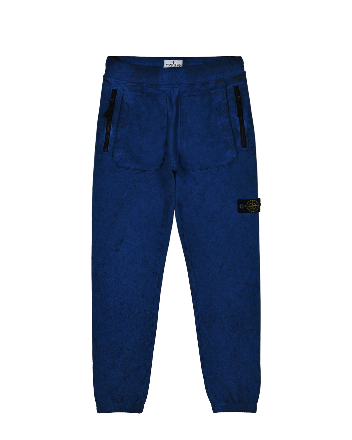 Купить Синие спортивные брюки Stone Island детские, Синий, 100%хлопок