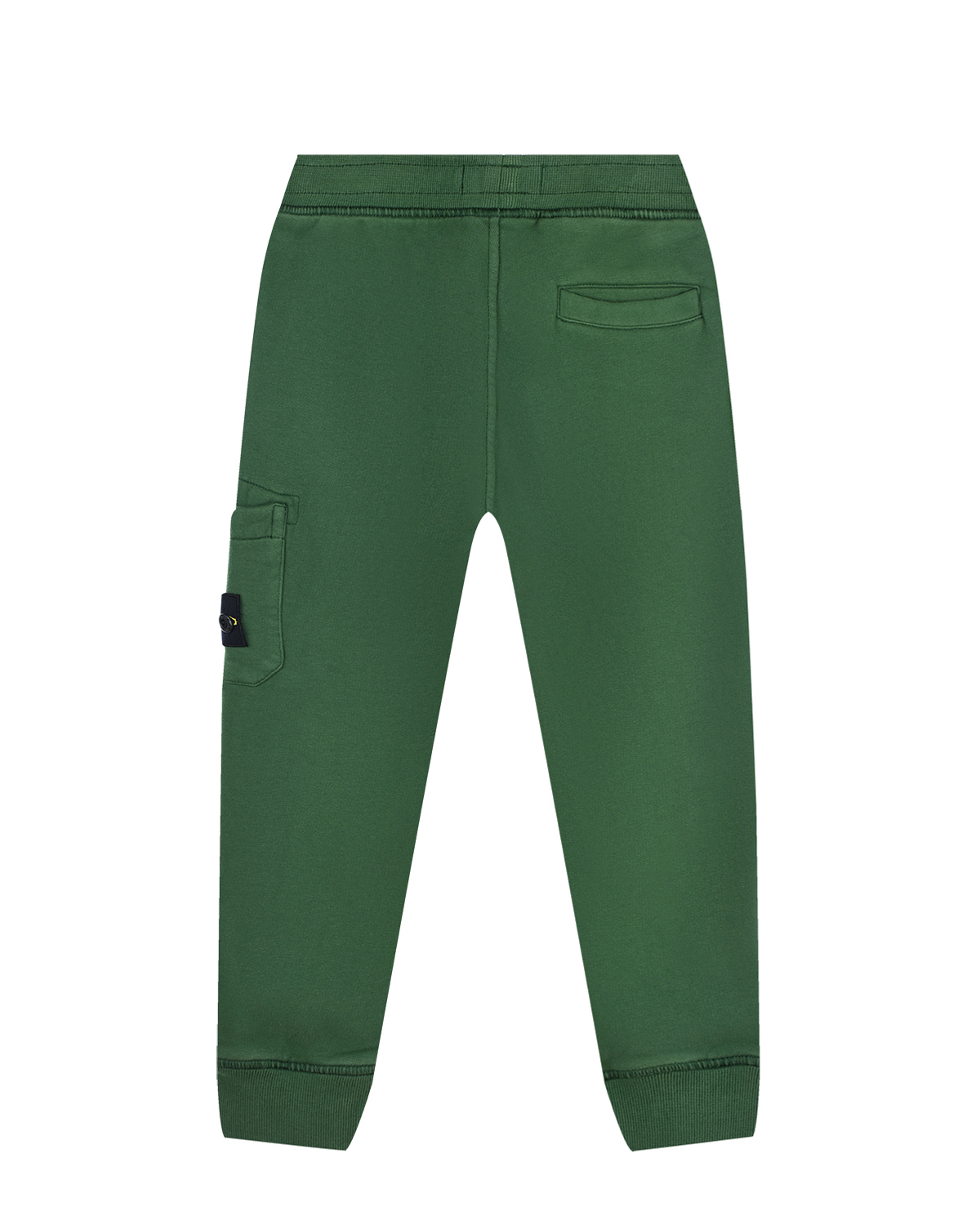 Спортивные брюки с накладным карманом Stone Island детские, размер 92, цвет зеленый - фото 2