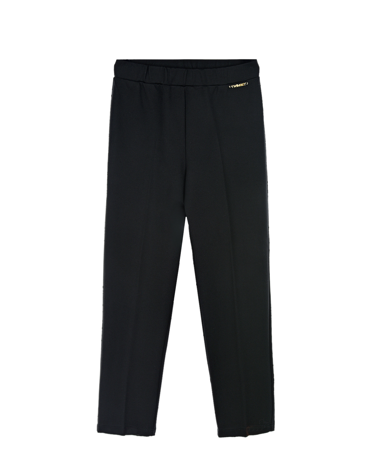 

Черные базовые брюки TWINSET детские, Черный, Черные базовые брюки TWINSET детские