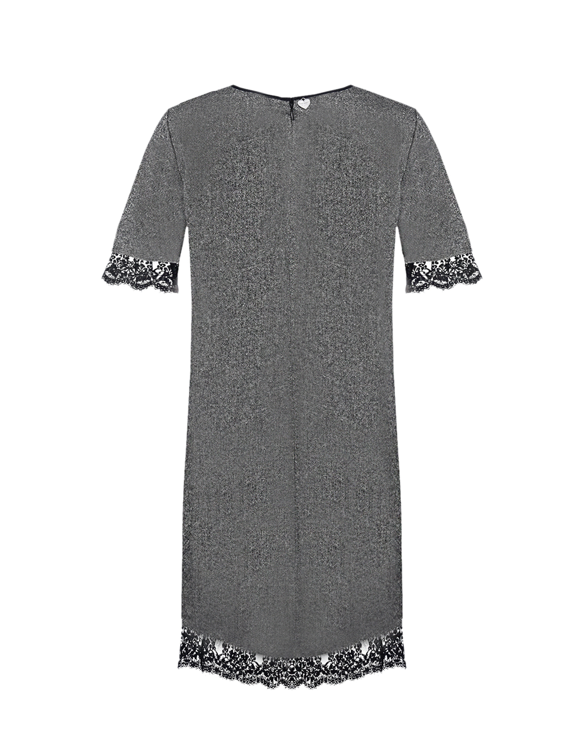 Серое платье из твида TWINSET, размер 42, цвет серый - фото 5