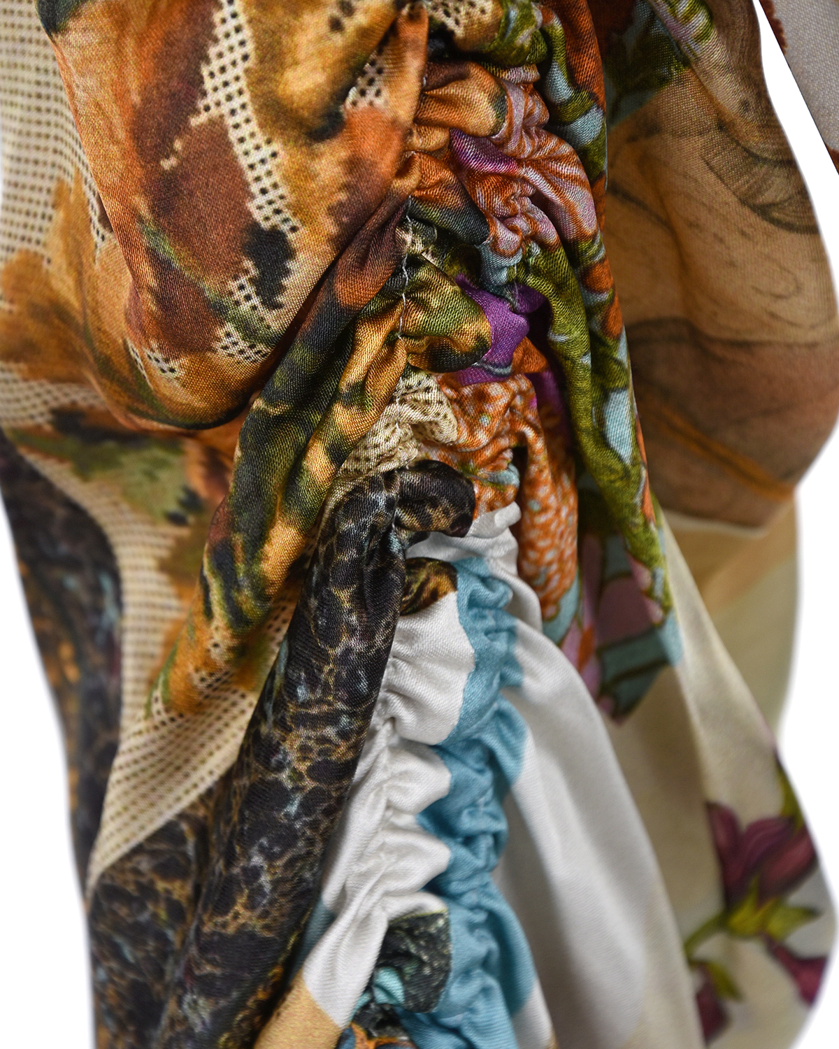 Приталенное платье-миди Vivetta, размер 40, цвет бежевый - фото 8