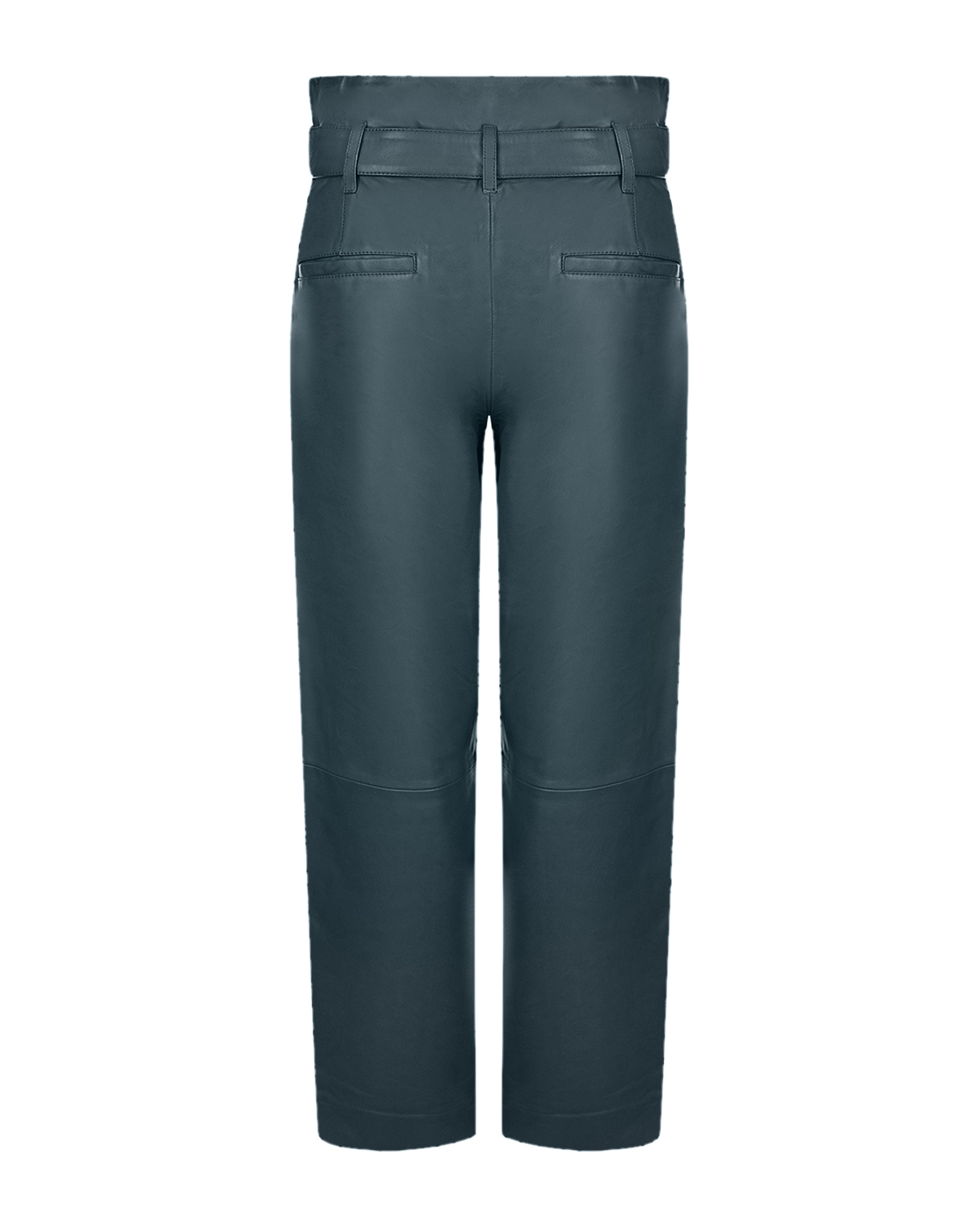 Укороченные брюки из кожи Yves Salomon, размер 36, цвет нет цвета - фото 5