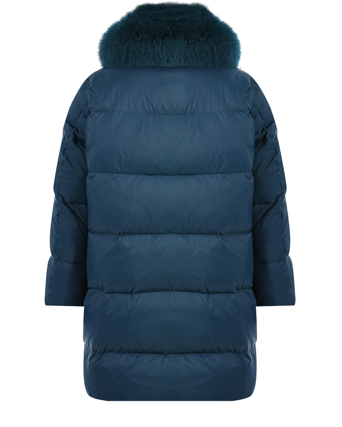 Пальто изумрудного цвета с меховой отделкой Yves Salomon, размер 38 - фото 11