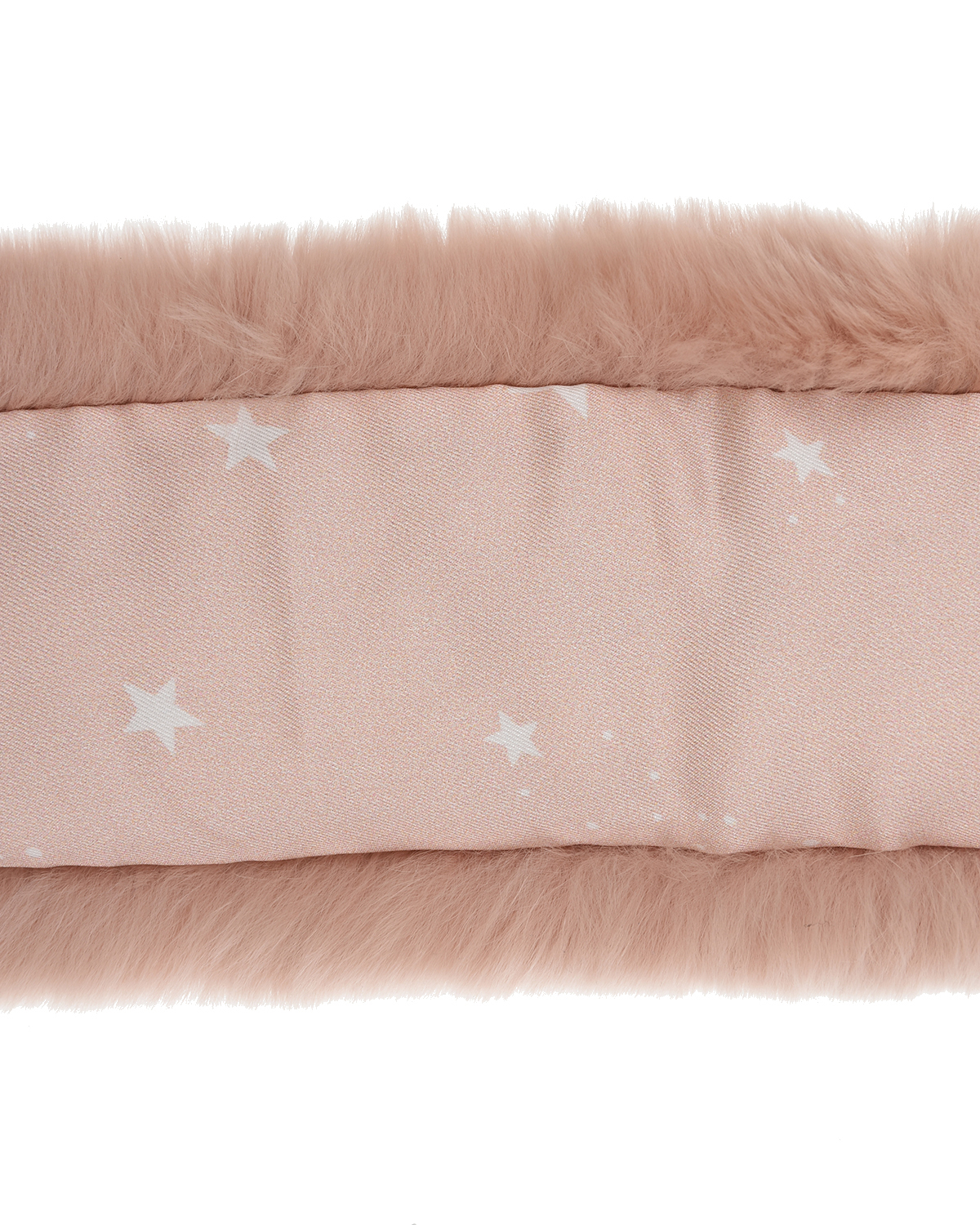 Меховой шарф Yves Salomon детский, размер unica, цвет розовый - фото 5