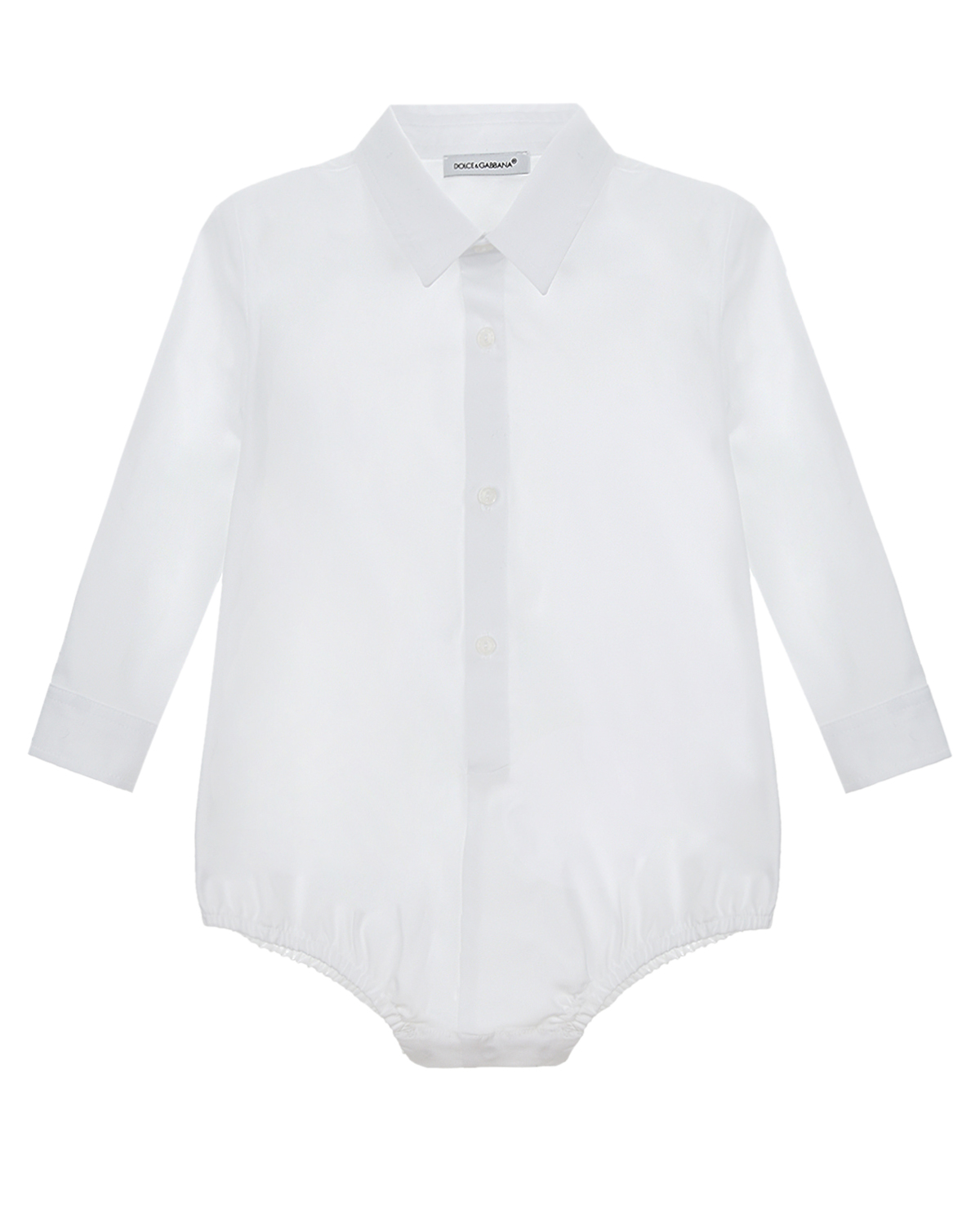Белая рубашка-боди Dolce&Gabbana детская