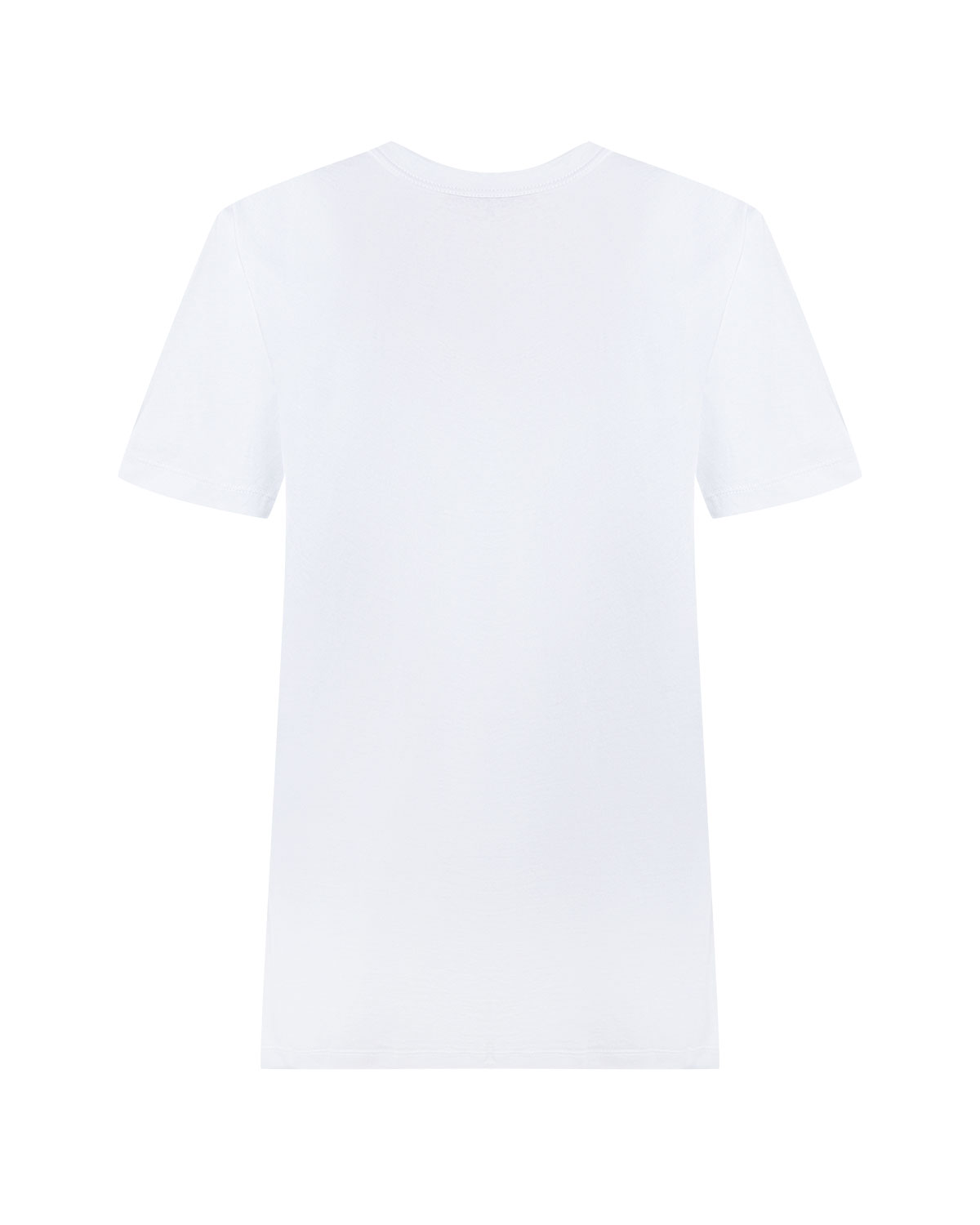 Белая футболка oversize c логотипом No. 21, размер 40, цвет белый - фото 5