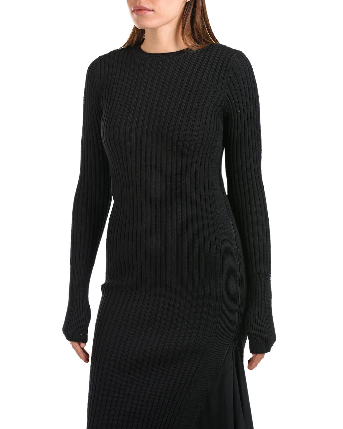 Черное платье 2 в 1 No. 21, размер 42, цвет черный - фото 8