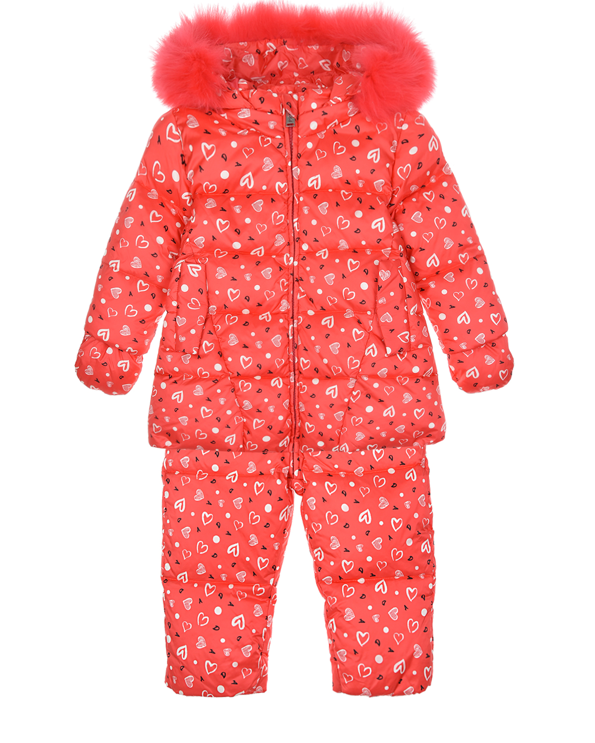 Комплект: куртка и полукомбинезон ADD детский, размер 92, цвет красный - фото 1