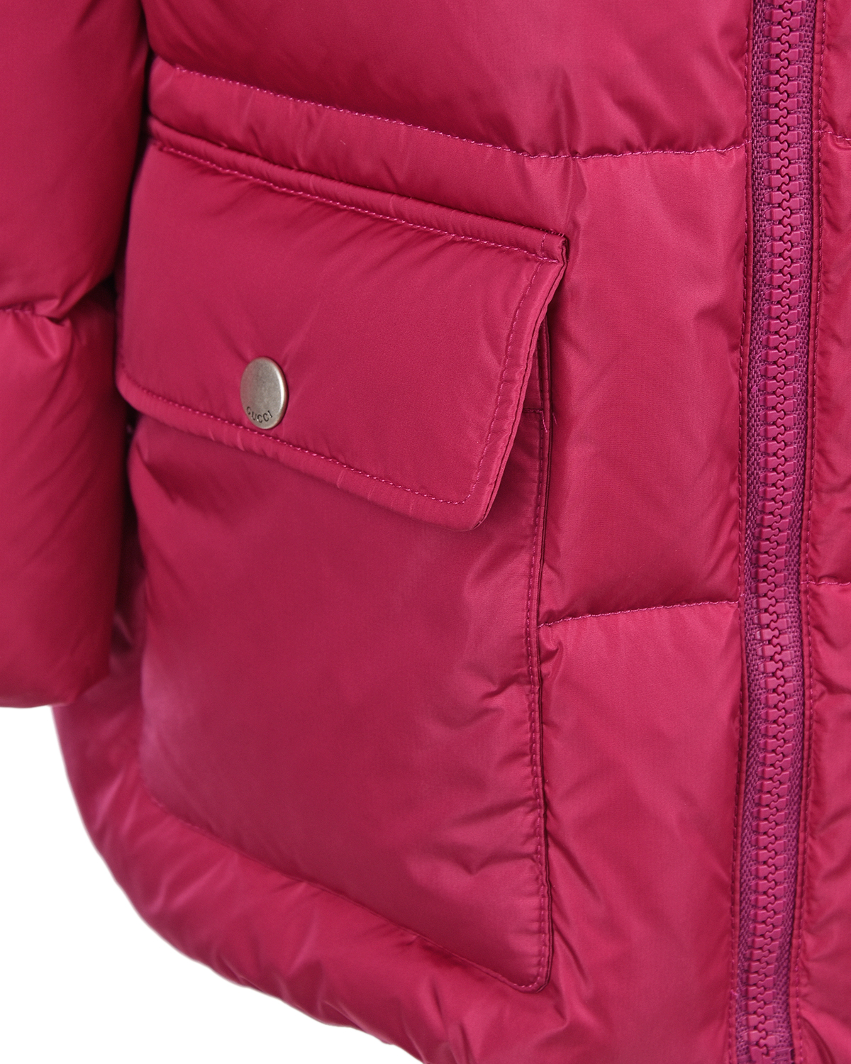 Куртка с трикотажными лампасами на рукавах GUCCI детская, размер 104, цвет розовый - фото 5