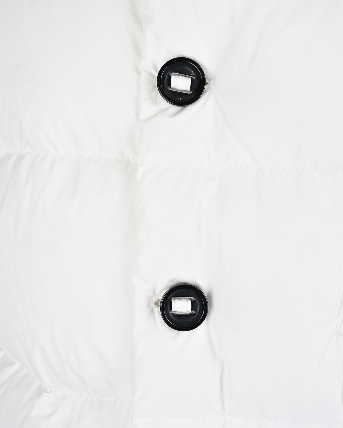 Белый пуховик с контрастной отделкой на капюшоне Moncler детский, размер 152 - фото 4