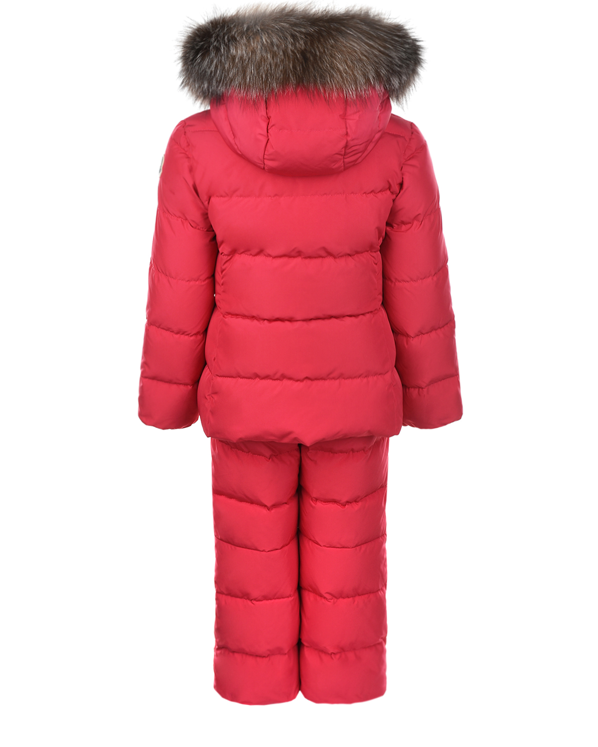 Зимний комплект цвета фуксии Moncler детский, размер 104 - фото 2