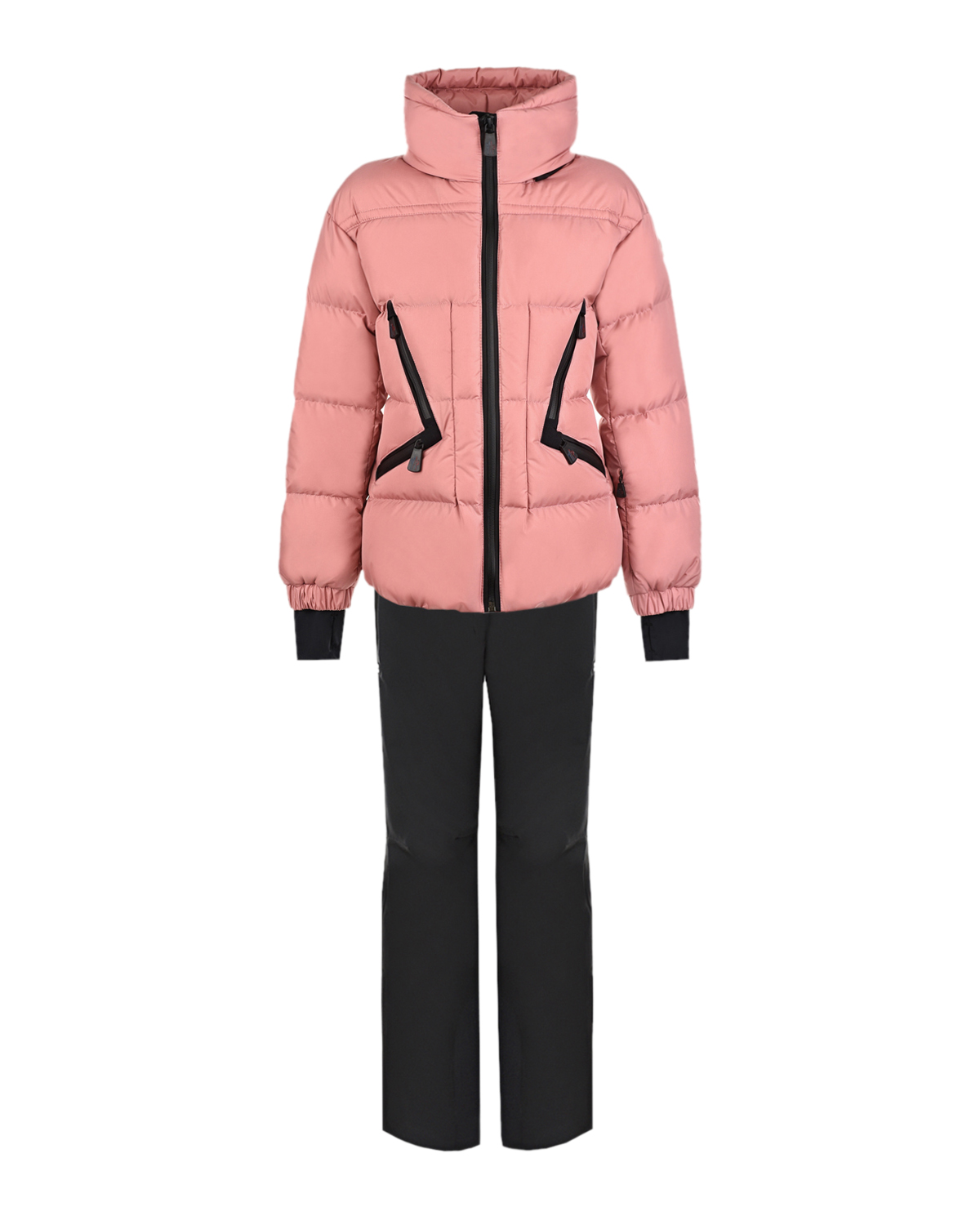 Комплект Grenoble для девочек (куртка и полукомбинезон) Moncler детский, размер 128, цвет нет цвета