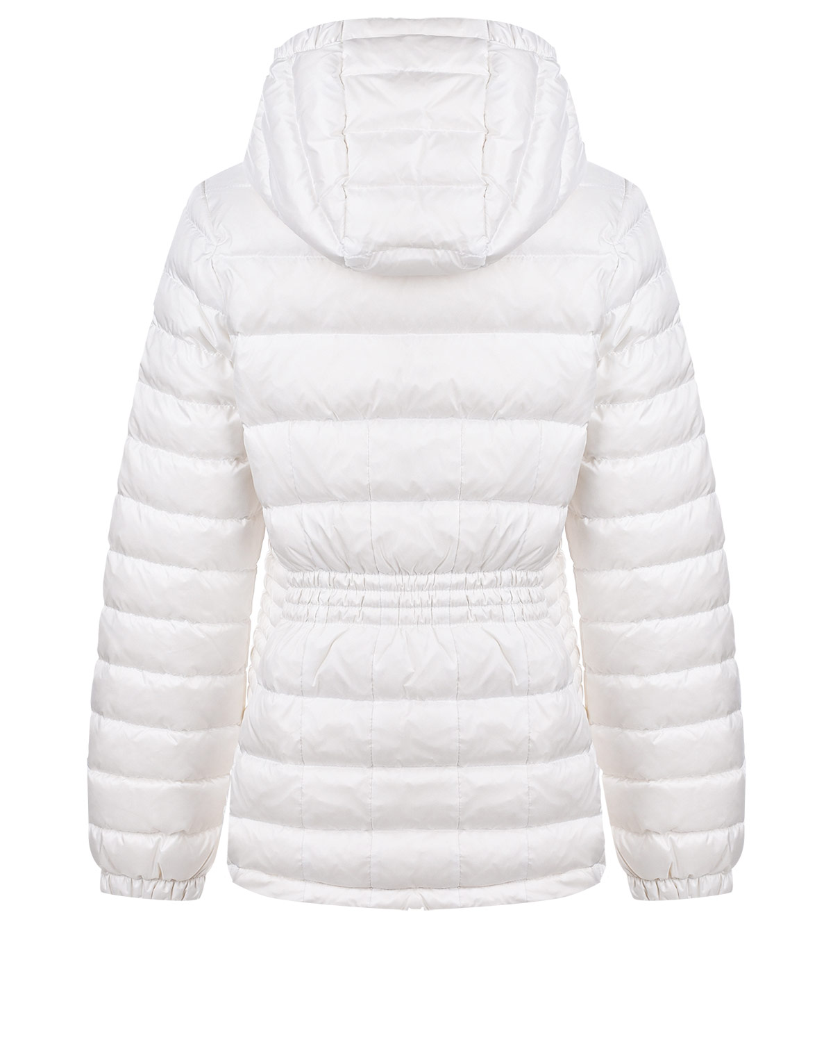 Белая куртка-пуховик с капюшоном Calvin Klein детская, размер 116, цвет белый - фото 2