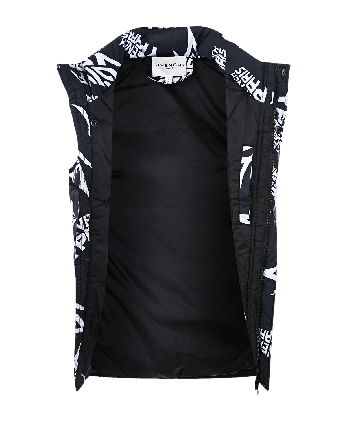 Пуховый жилет с логотипом Givenchy детский, размер 116, цвет черный - фото 2