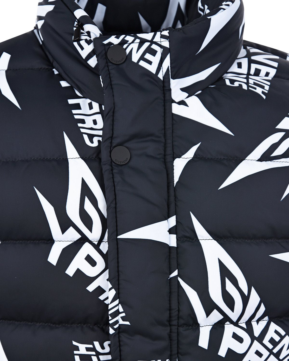 Пуховый жилет с логотипом Givenchy детский, размер 116, цвет черный - фото 4