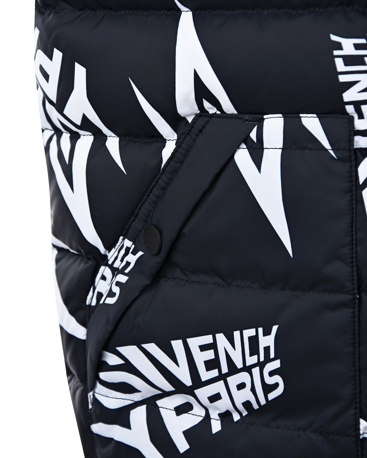 Пуховый жилет с логотипом Givenchy детский, размер 116, цвет черный - фото 6