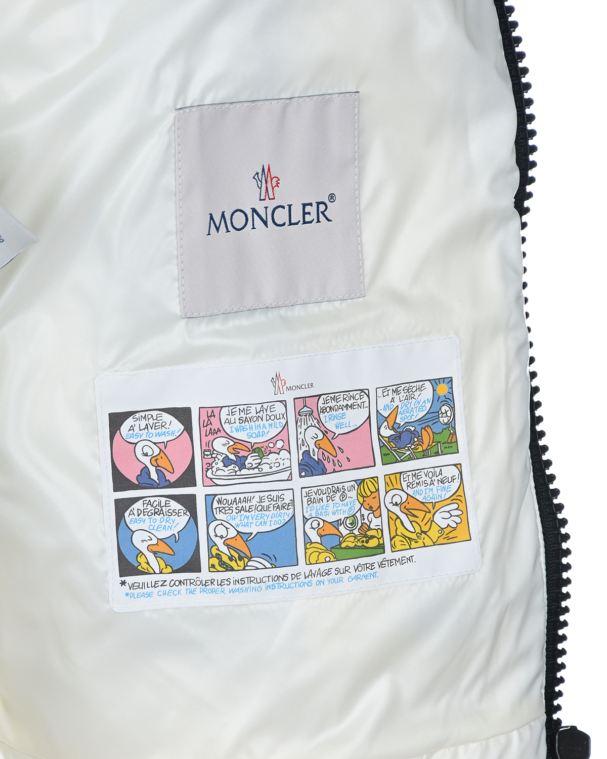Стеганая куртка цвета хаки Moncler детская, размер 128 - фото 5
