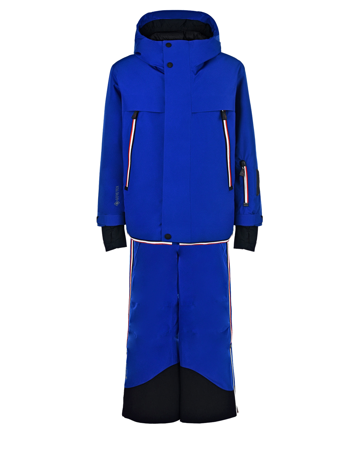 Горнолыжный комплект с курткой и брюками Moncler детский, размер 128, цвет синий