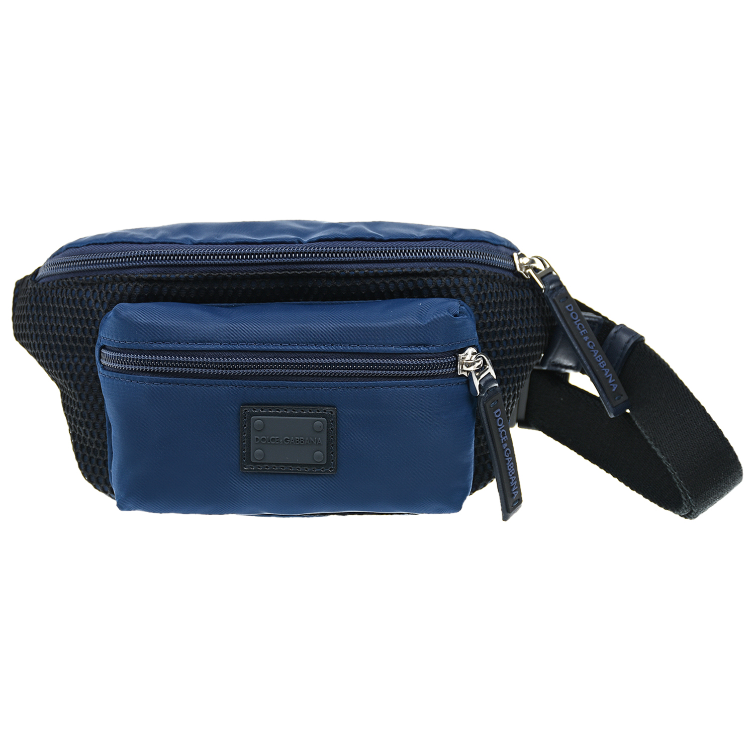 Синяя сумка-пояс, 22x12x7 см Dolce&Gabbana детская, размер unica, цвет синий - фото 1
