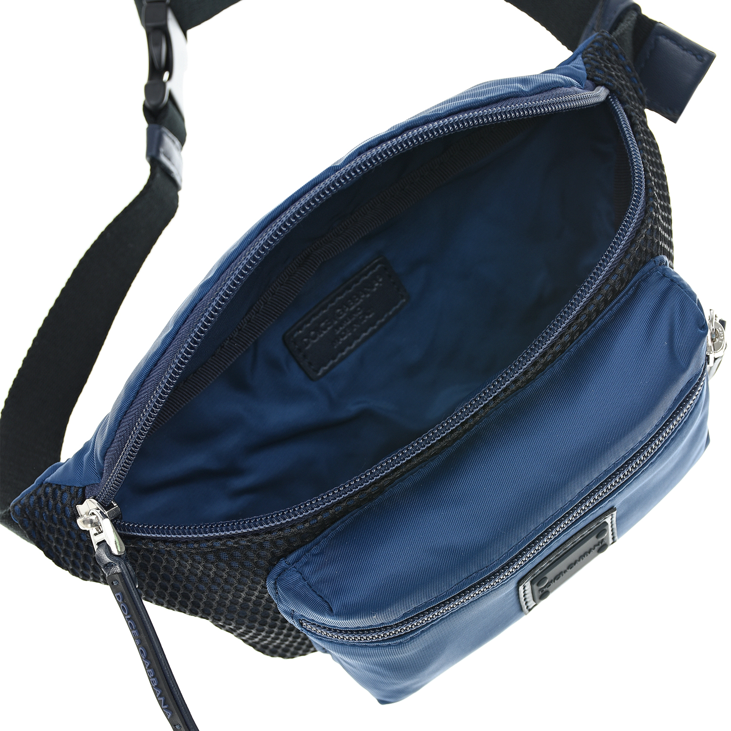 Синяя сумка-пояс, 22x12x7 см Dolce&Gabbana детская, размер unica, цвет синий - фото 6
