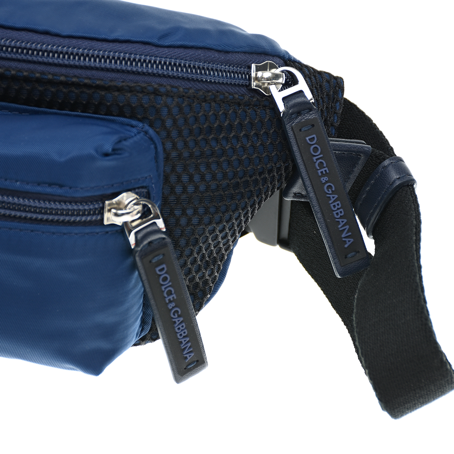 Синяя сумка-пояс, 22x12x7 см Dolce&Gabbana детская, размер unica, цвет синий - фото 9