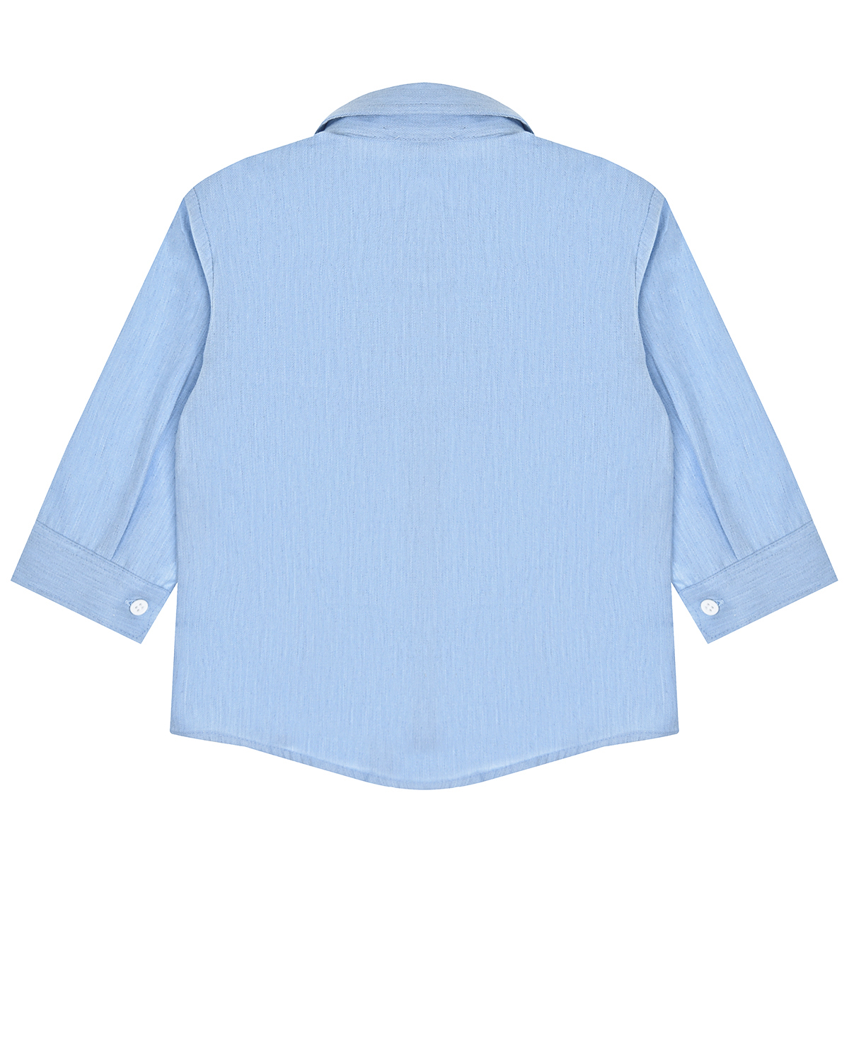 Голубая рубашка с длинными рукавами Aletta детская, размер 80, цвет голубой - фото 2