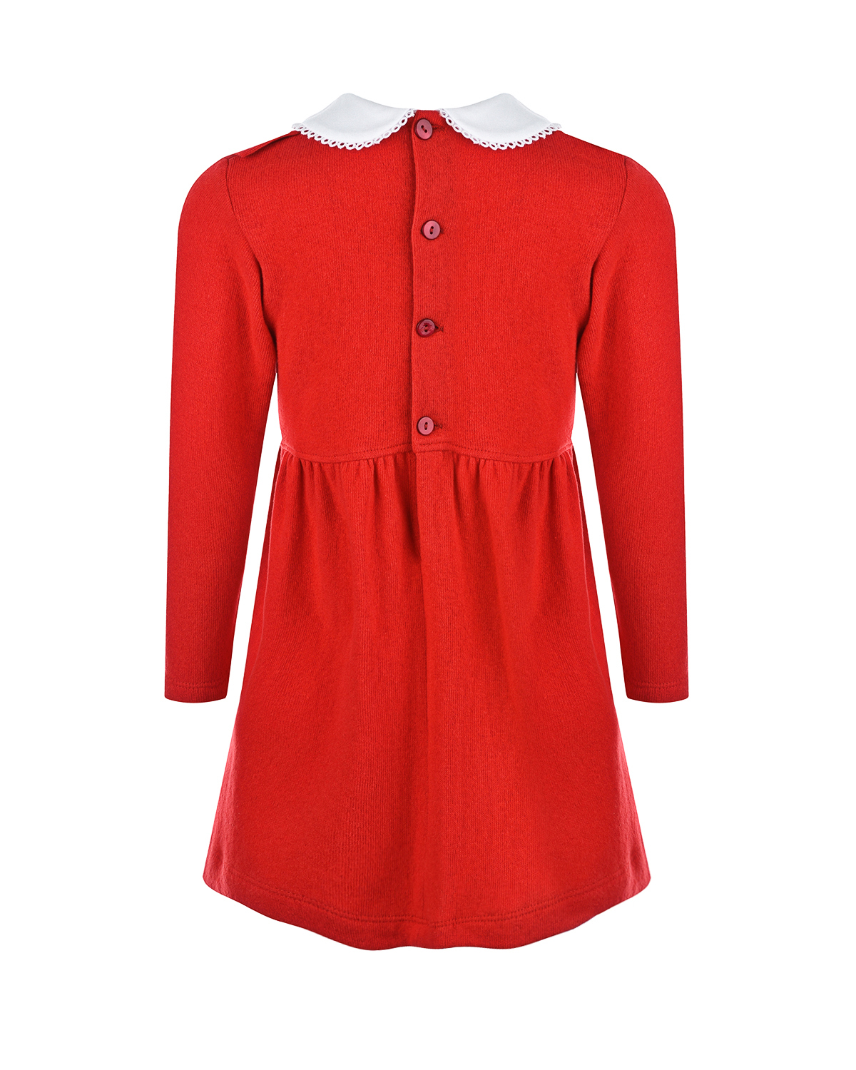 Красное платье с рюшей Aletta детское, размер 74, цвет красный - фото 2