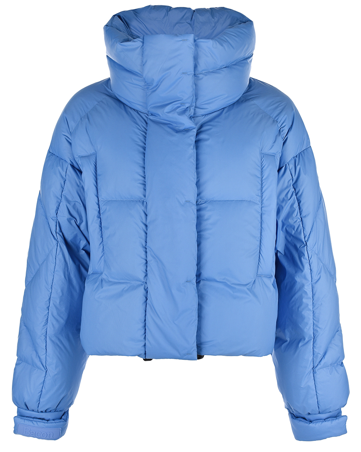 Укороченная синяя куртка Bacon, размер 38, цвет синий - фото 1