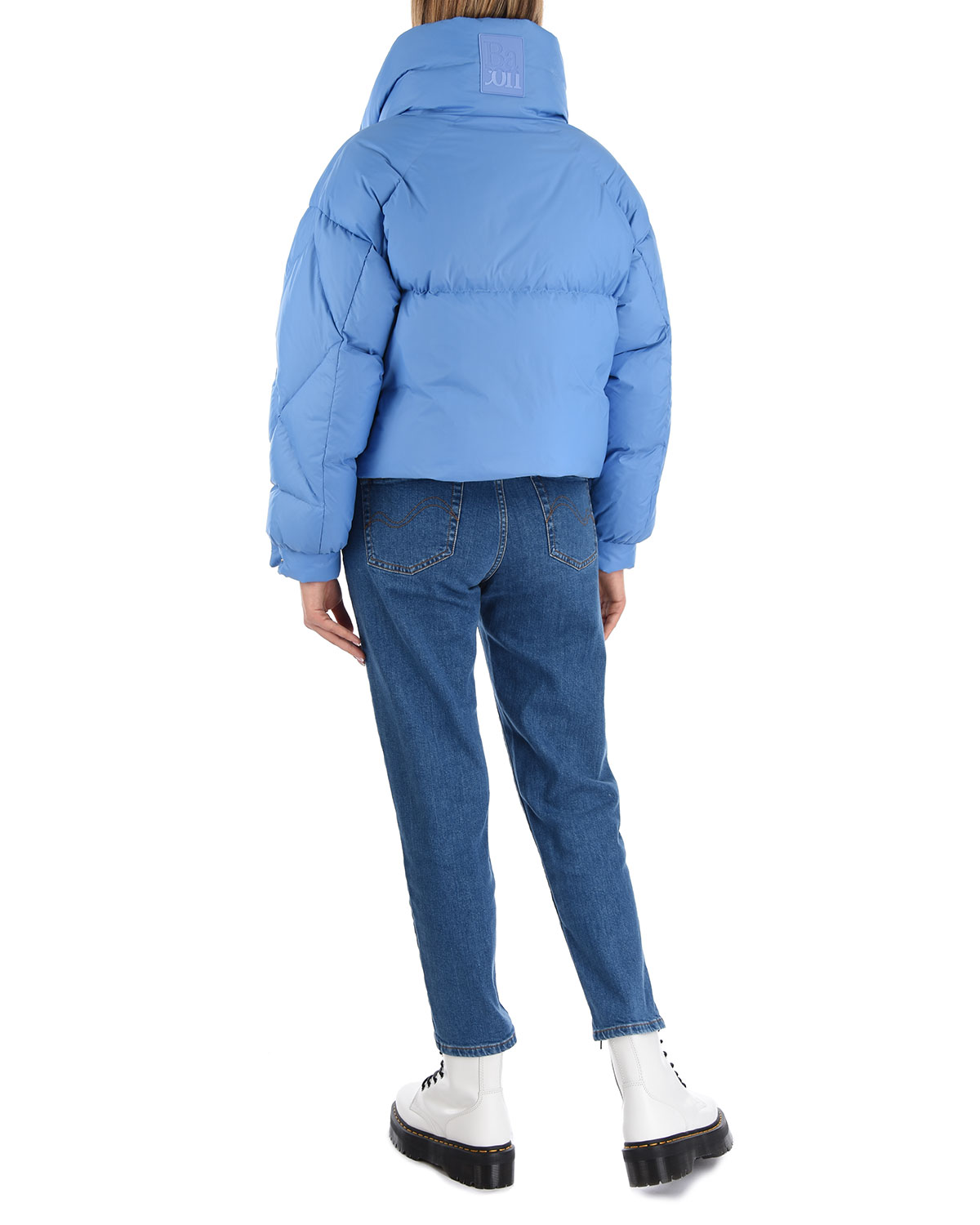 Укороченная синяя куртка Bacon, размер 38, цвет синий - фото 3