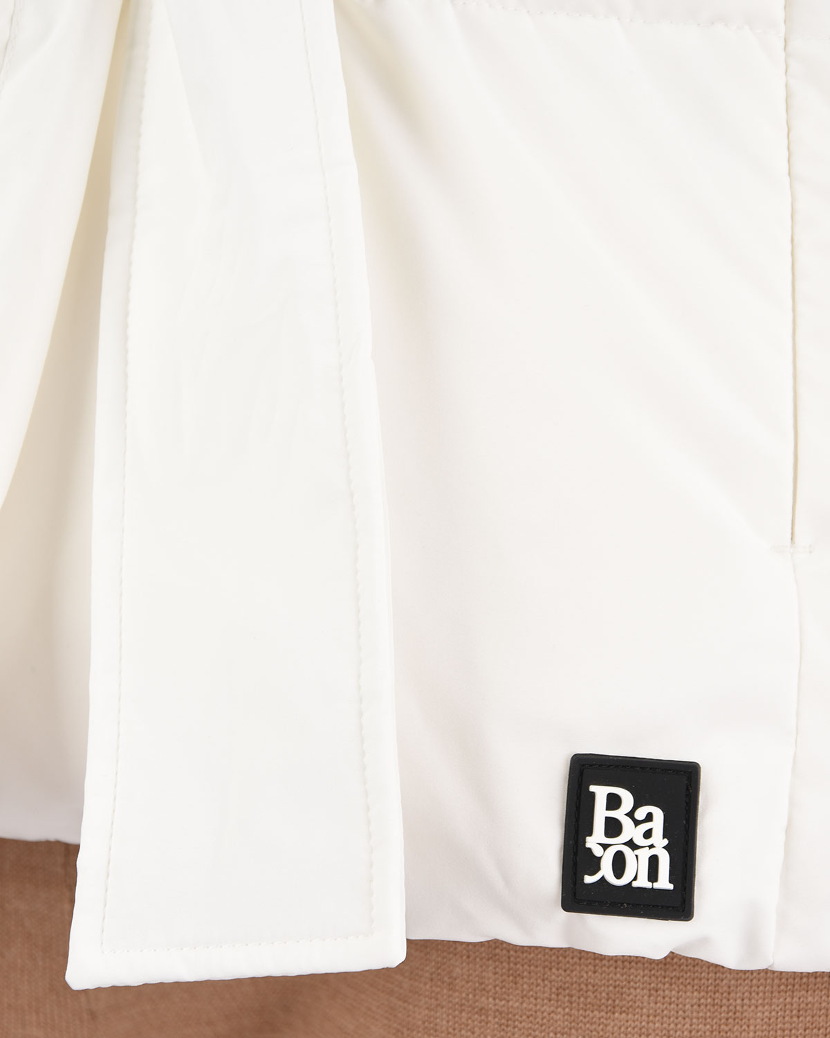 Белая куртка с отложным воротником Bacon, размер 40, цвет белый - фото 9