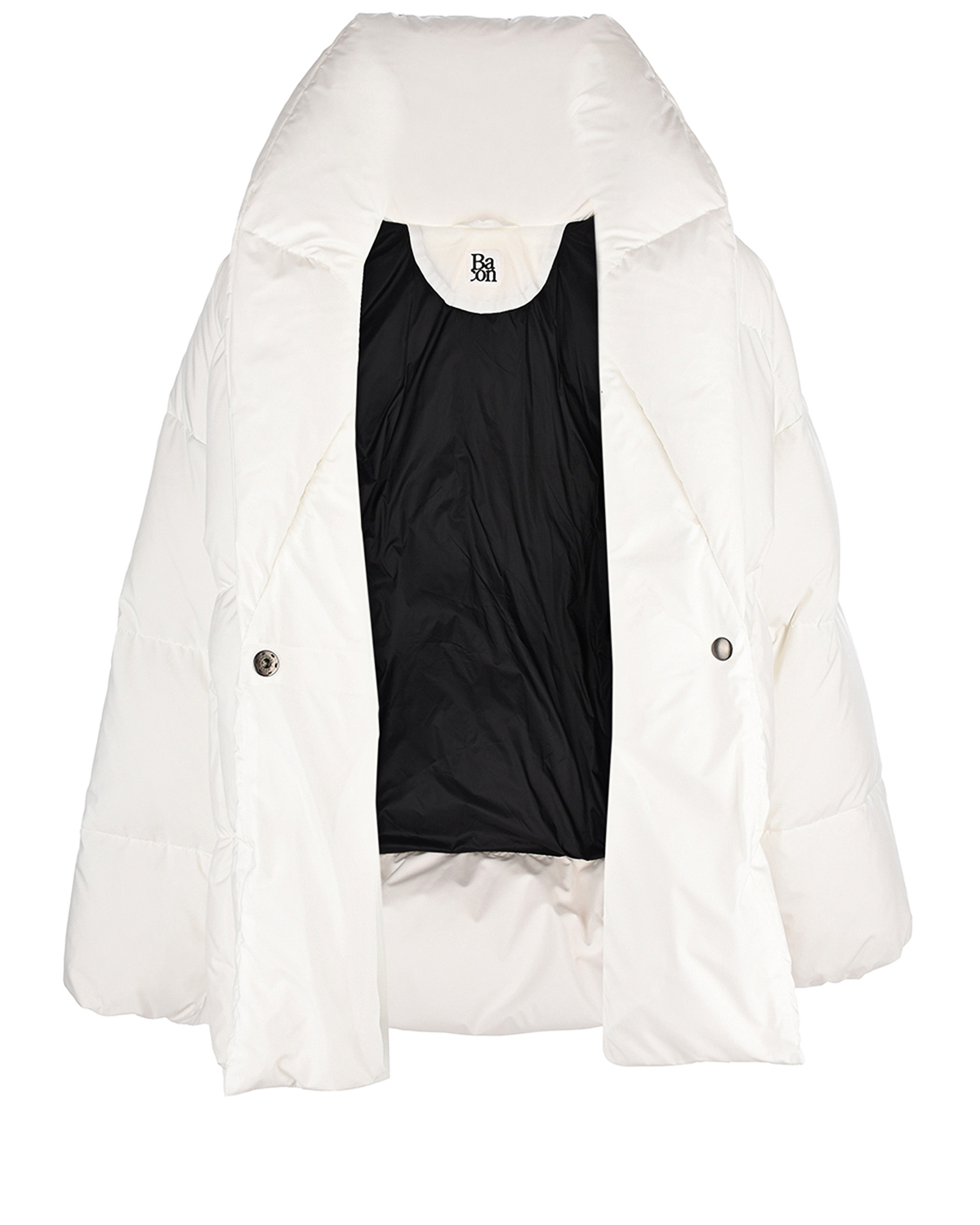 Белая куртка с отложным воротником Bacon, размер 40, цвет белый - фото 6